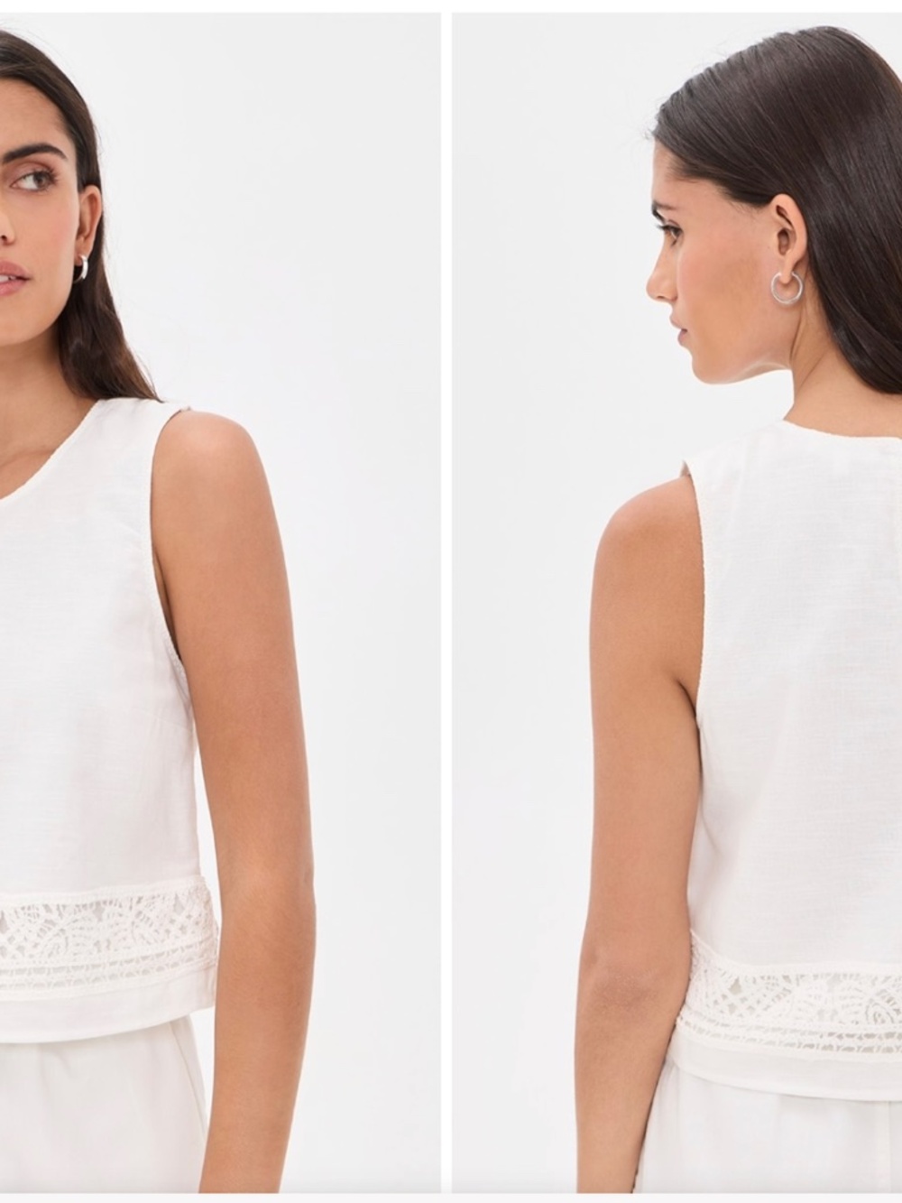 Z Supply Sloane Embroidered Sleeveless Top (XS)